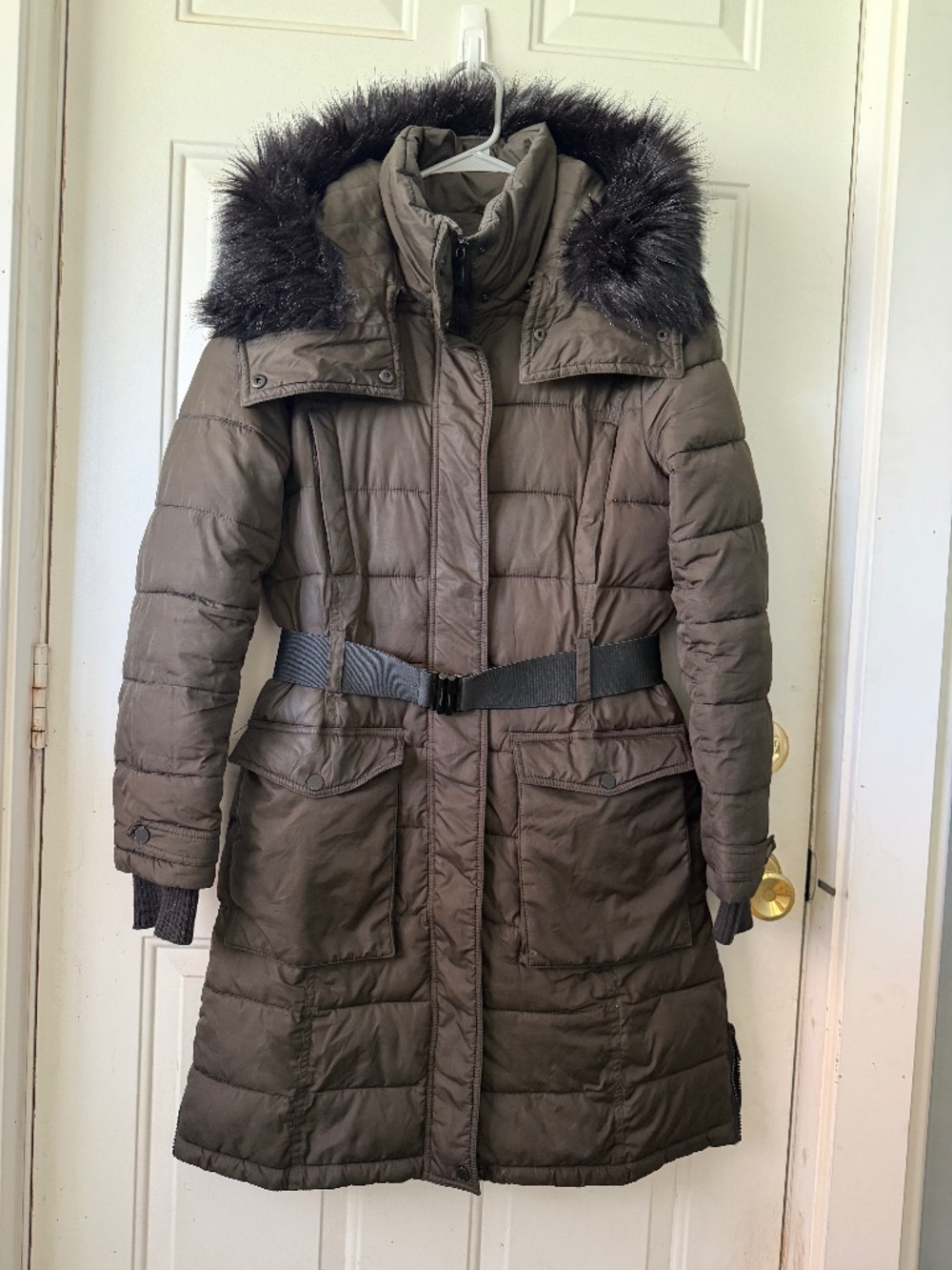 Women’s French Connection Olive Green Winter Jacket Size M
